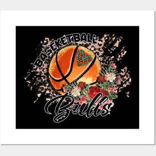 Aesthetic Pattern Bulls Basketball Gifts Vintage Styles Posters and Art